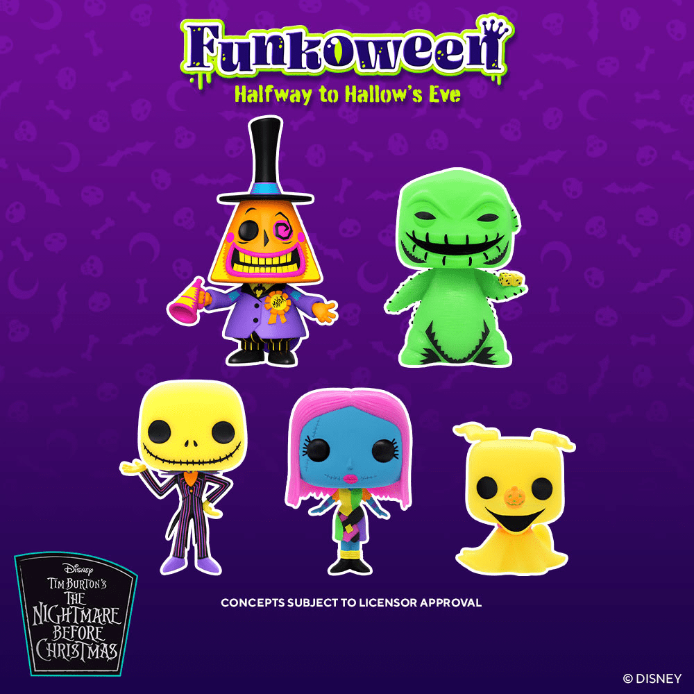 Funkoween 2022: The Nightmare Before Christmas Black Light POP! – Funko ...