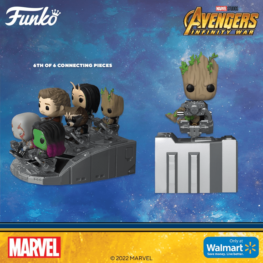 Marvel Funko Pop Guardians of the Galaxy Benatar Set Concludes With Groot