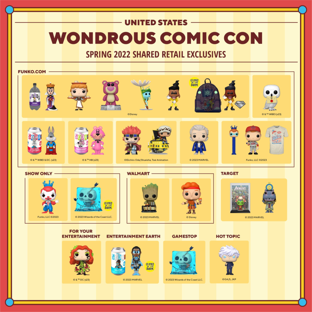 Wondercon 2023 Reveals: Welcome To The Fun House! Celebrate Wondercon 2023  With These Exclusive Pop! Freddy Funko Items! : r/funkopop