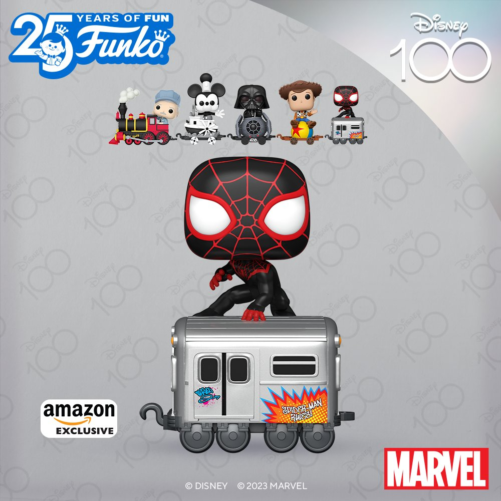 The Amazon Exclusive Disney 100 Train Set Adds Miles Morales To The ...