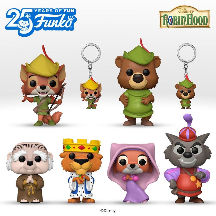 New Funko POP! From Disney’s Robin Hood Are On The Way! Funko Fanatics
